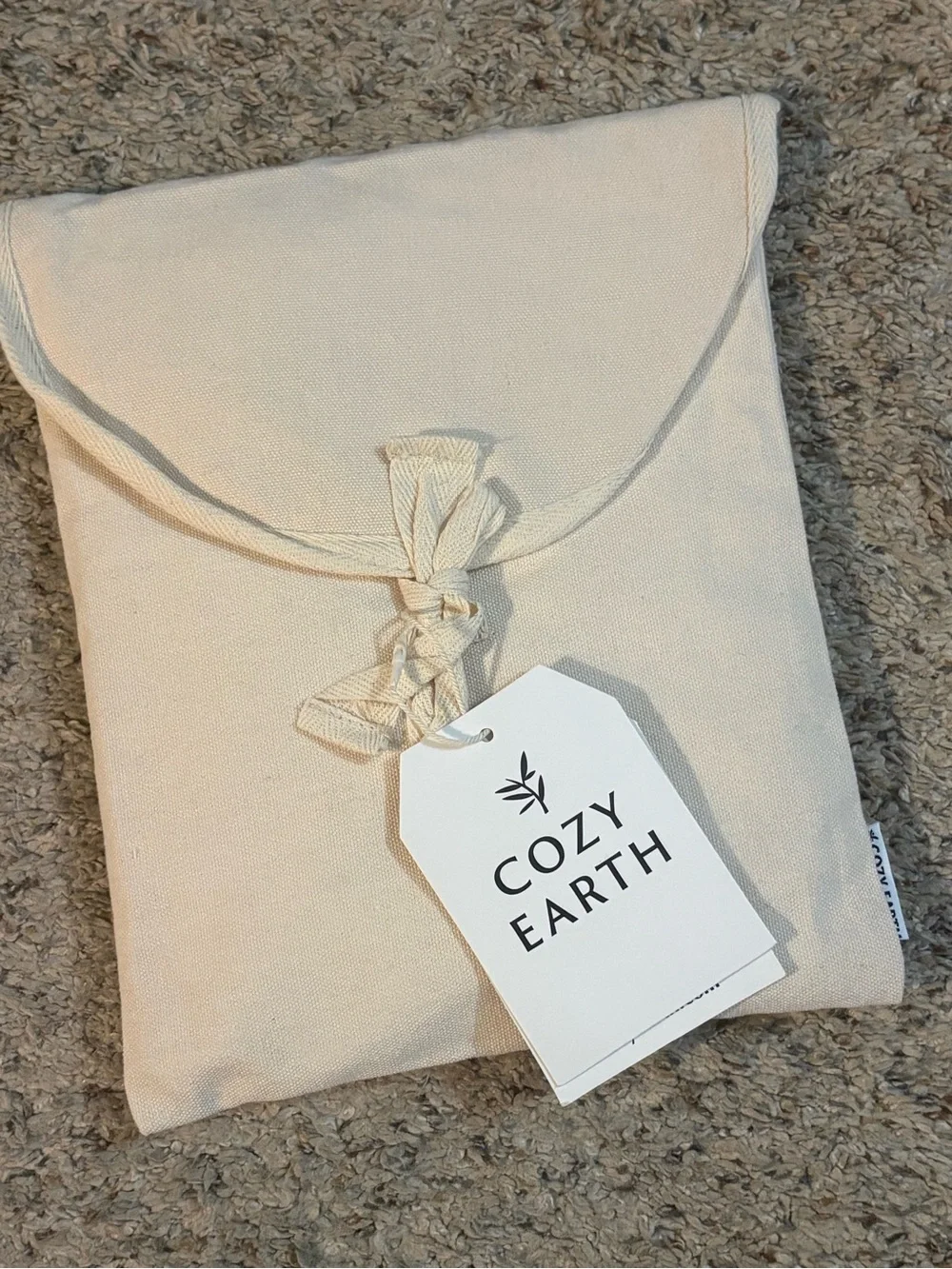 Cozy Earth Bamboo Linen Fitted Crib Sheet Natural NWT